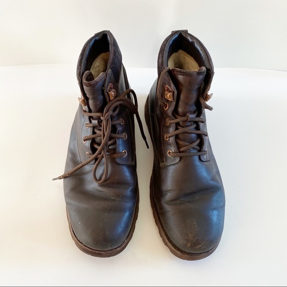 Ugg Brown Leather Laced Boots US11 ($200)